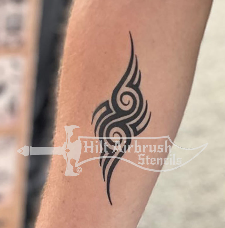 Tribal Fusion Stencil