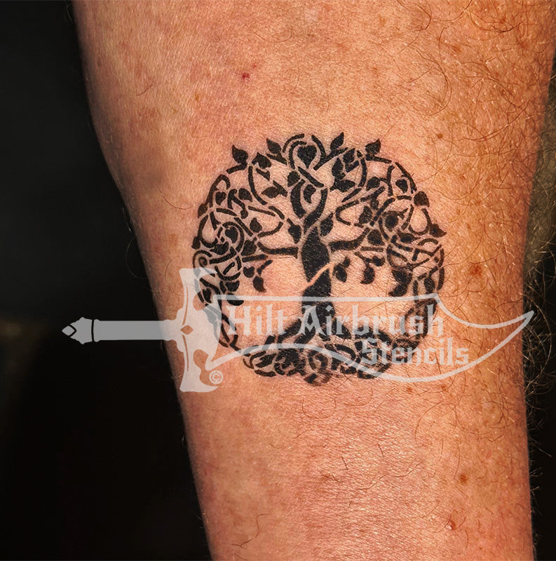 Tree of Life Stencil
