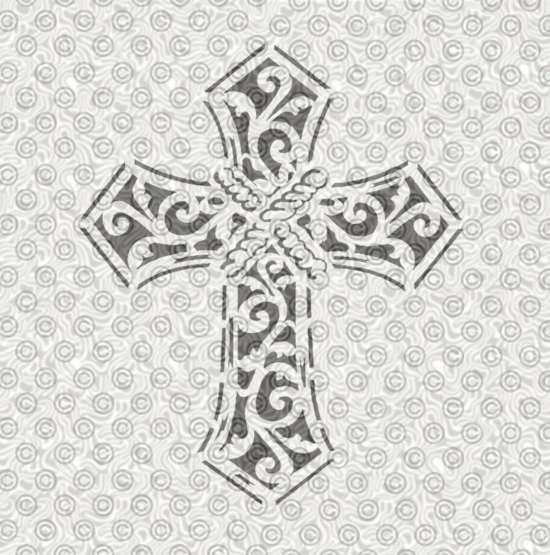 Classic Cross Stencil