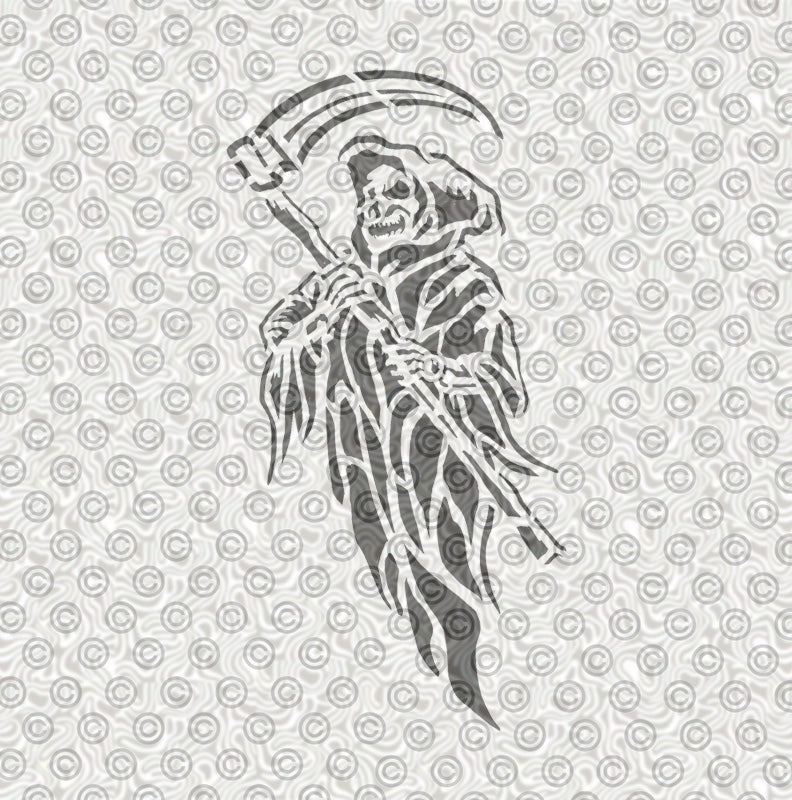 Grim Reaper Stencil