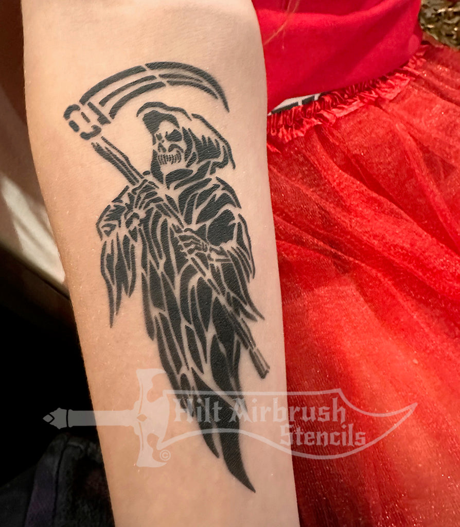 Grim Reaper Stencil