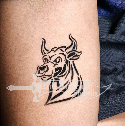 Bull Head Stencil