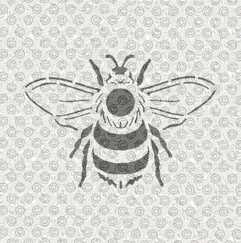 Bumble Bee Stencil