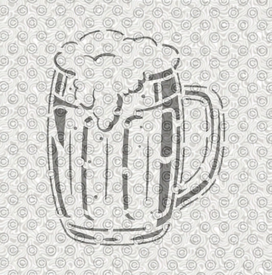 Foamy Mug Stencil