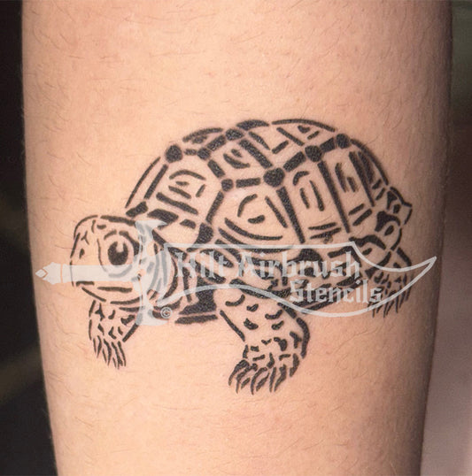 Box Turtle Stencil