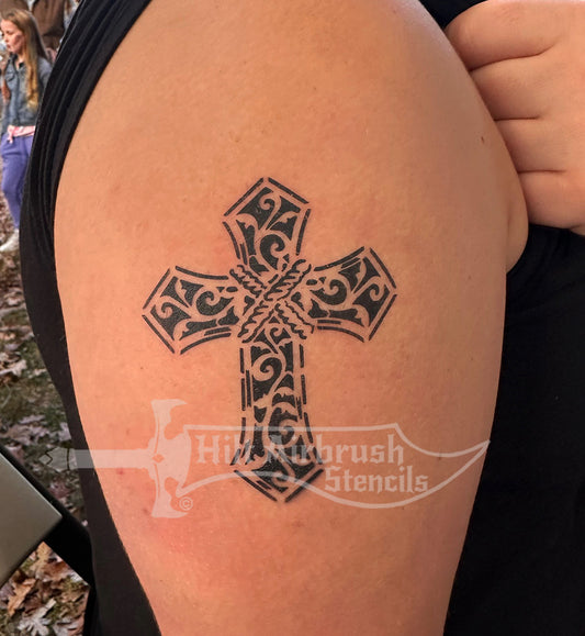 Classic Cross Stencil