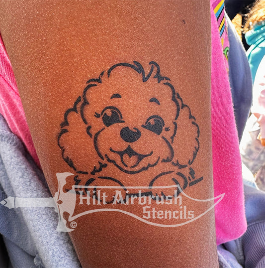 Adorable Dog Stencil