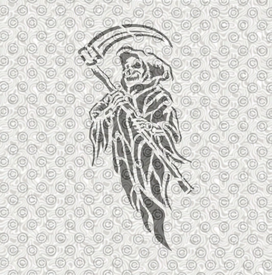 Grim Reaper Stencil