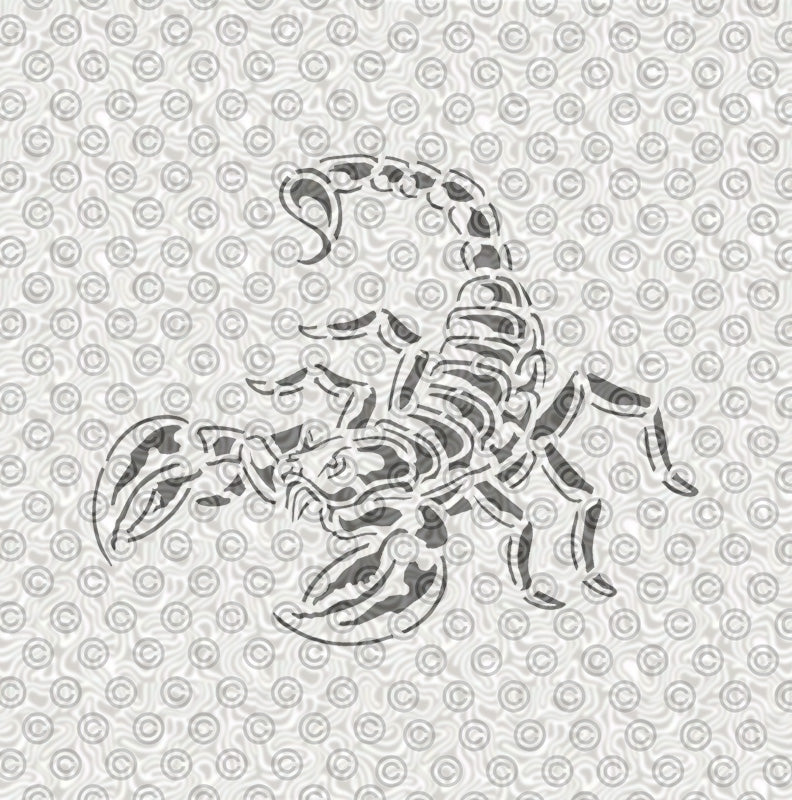 Scorpion Stencil