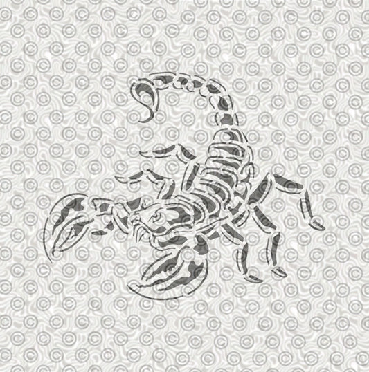 Scorpion Stencil