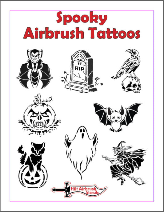 Spooky Airbrush Tattoo Set