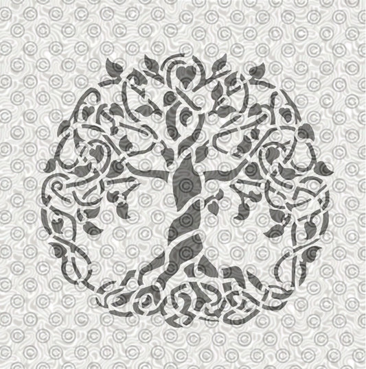 Tree of Life Stencil
