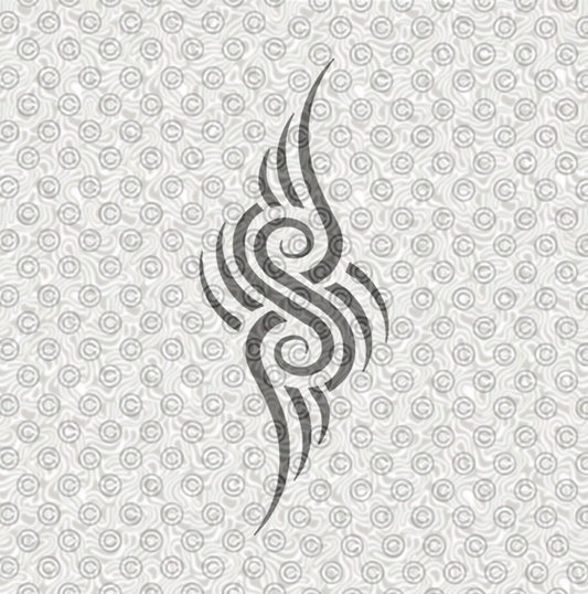 Tribal Fusion Stencil