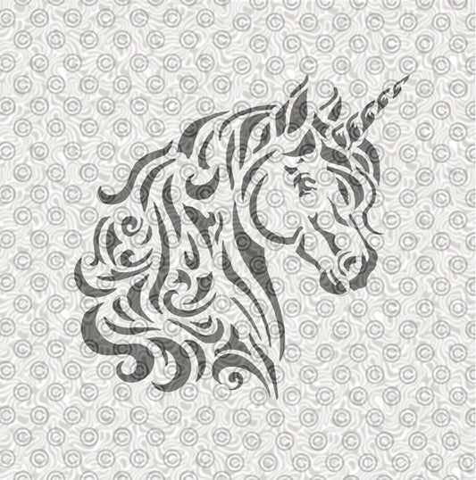 Fae Unicorn Stencil